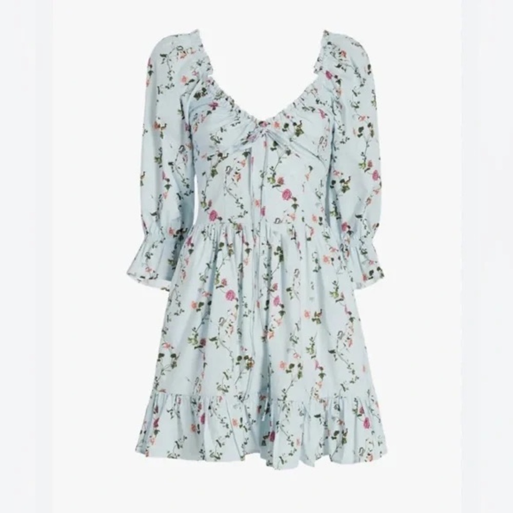 Hill House Home Samantha Nap Dress in Pond Floral size M Medium NWOT